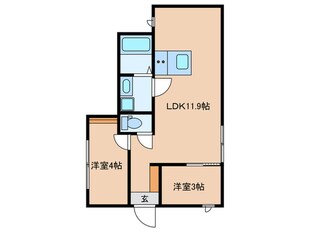 Elysion Kitasenzokuの物件間取画像